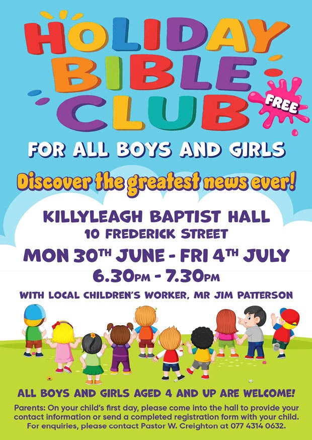 Baptist bible club poster