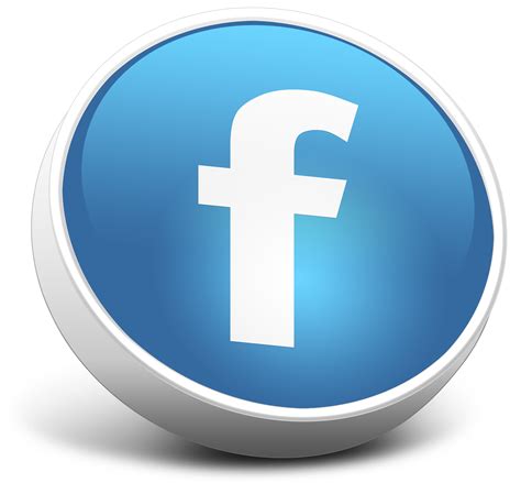 Facebook logo 3d